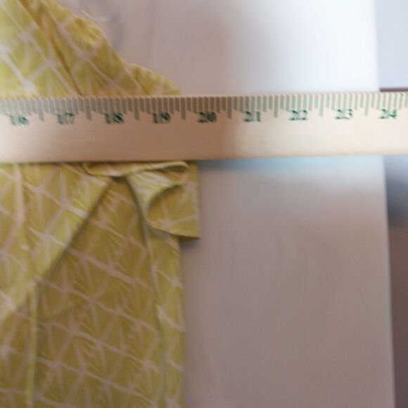 H&M Flounce Trim Sundress Sz L Vibrant Bright Yellow Beachy Boho Cottagecore NWT - Picture 3 of 9